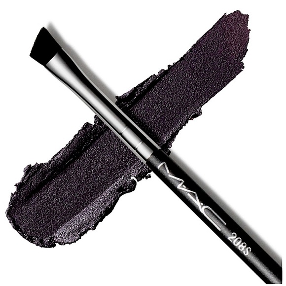 NWT Mac Cosmetics 208 Synthetic Angled Brow Brush Brand New Authentic NWT SEALED - Picture 3 of 11